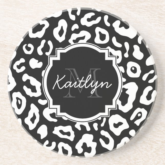 Leopard Print Coaster (Front)