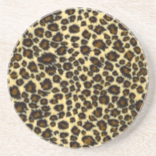 Leopard Print Coasters | Zazzle