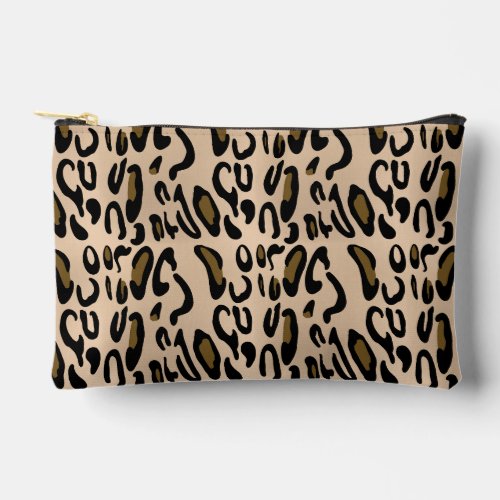 Leopard Print Cosmetic Toiletries Pouch Bag