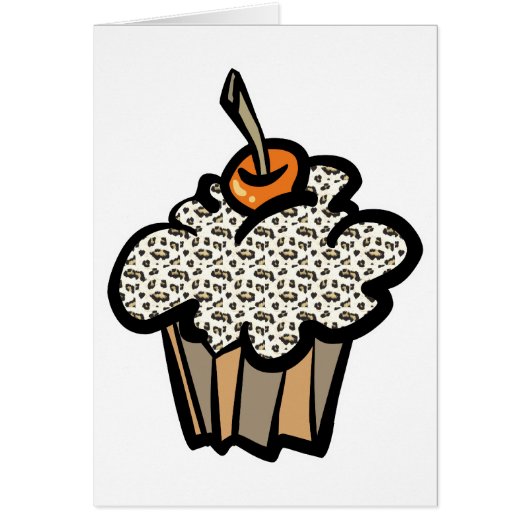 leopard print cupcake (Front)