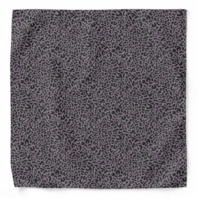 Leopard Print (dark) Bandana (Front)