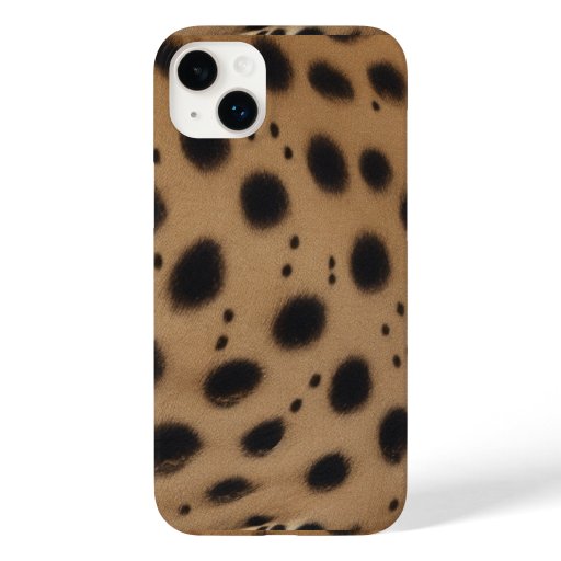leopard print design Case-Mate iPhone 14 plus case