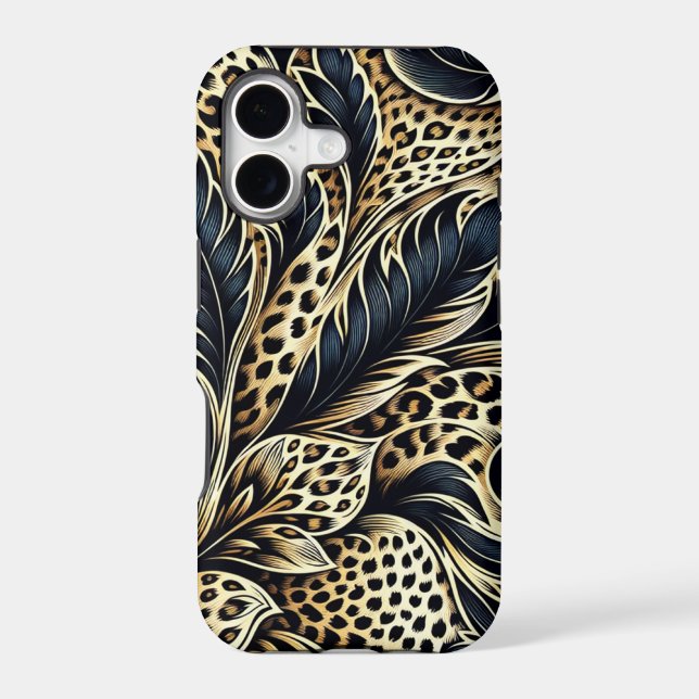 Leopard Print Design iPhone Cover (Back)