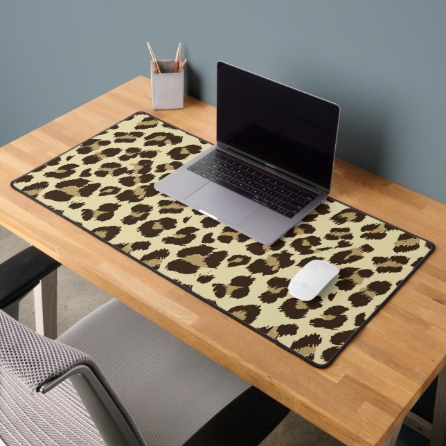 Leopard Print Desk Mat (Office 2)