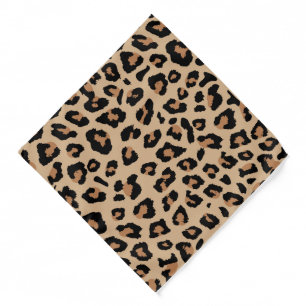 Leopard Print Dog Bandana