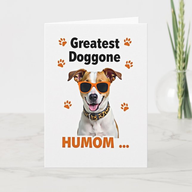 Leopard Print Doggone Card (Front)