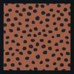 Leopard Print Dots Rust Terracotta Cheetah Spots<br><div class="desc">Animal Print – Leopard print spots - earthy tones - brown / rust.</div>