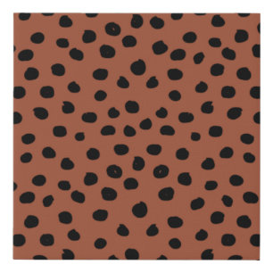 Leopard Print Dots Rust Terracotta Cheetah Spots