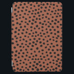 Leopard Print Dots Rust Terracotta Cheetah Spots iPad Air Cover<br><div class="desc">Animal Print – Leopard print spots - earthy tones - brown / rust.</div>