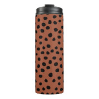 Leopard Print Dots Rust Terracotta Cheetah Spots