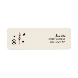 Leopard Print Dress Form Return Labels