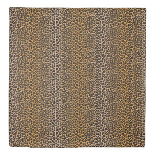 Leopard print duvet cover
