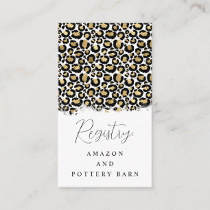Leopard Print Enclosure Cards - Cheetah