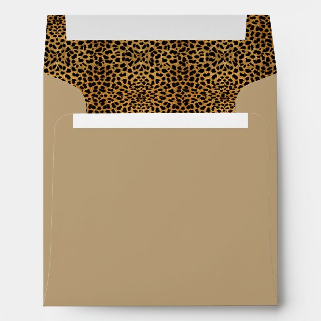 Leopard Print Envelope (Back (Bottom))