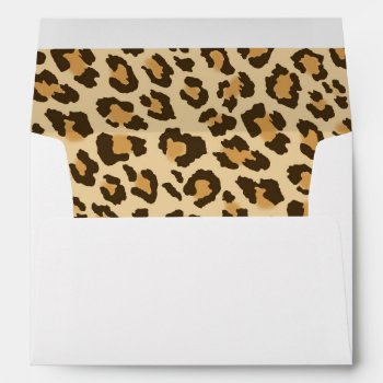 Leopard Print Envelope by imaginarystory at Zazzle