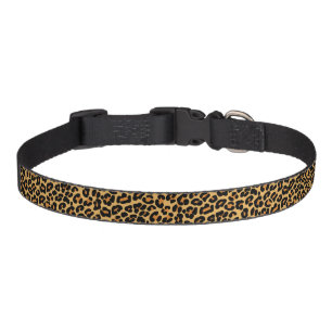 Leopard Print Exotic Animal Skin Pattern Pet Collar