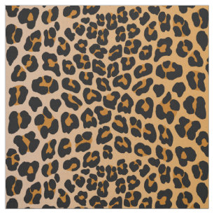 Leopard print fabric