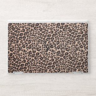 Leopard Print Fabric Material HP Laptop Skin