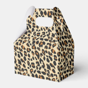 Leopard Print Favor Boxes