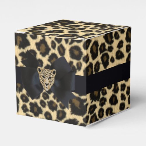 Leopard Print Favor Boxes