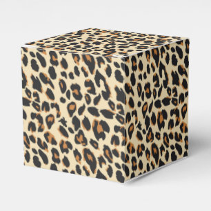 Leopard Print Favor Boxes