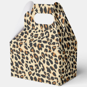 Leopard Print Favor Boxes