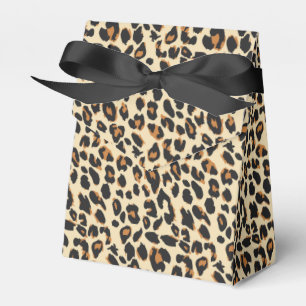 Leopard Print Favor Boxes