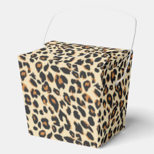 Leopard Print Favor Boxes