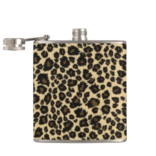 Leopard Print Flask