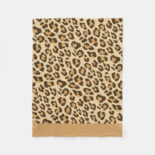 Leopard Print Fleece Blanket