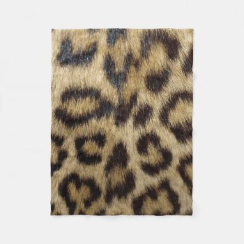 Leopard Print Fleece Blanket by expressivetees at Zazzle