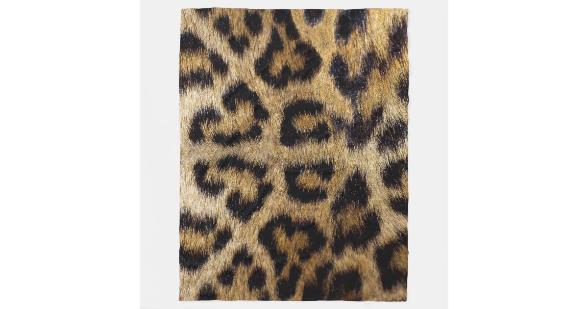 leopard fuzzy blanket