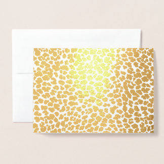 Leopard Print Foil Card