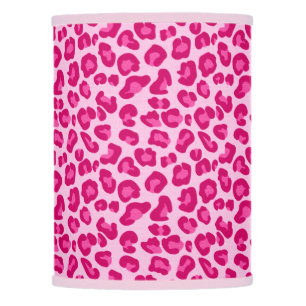 Leopard Print, Fuchsia and Hot Pink Lamp Shade
