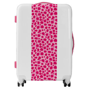 Leopard Print - Fuchsia and light pink Luggage