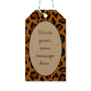 Leopard Print Gift Tags