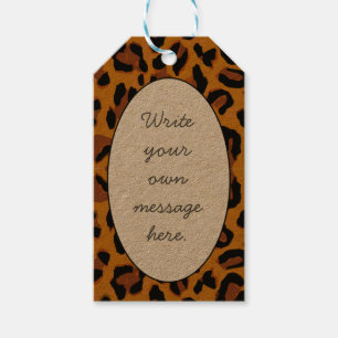 Leopard Print Gift Tags