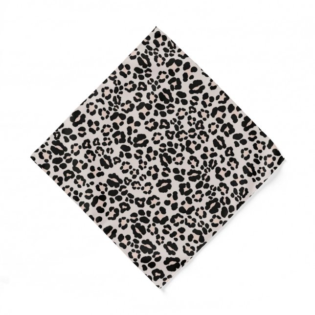 Leopard Print Glam #1 - landscape #pattern #decor  Bandana (Front)