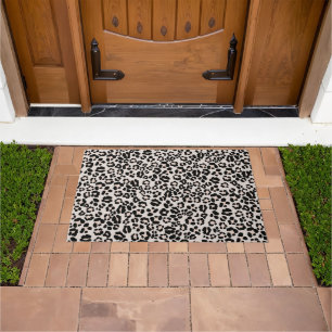 Leopard Print Glam #1 - landscape #pattern #decor Doormat