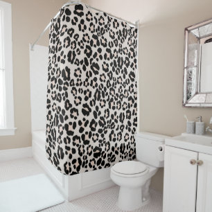 Leopard Print Glam #1 - landscape #pattern #decor  Shower Curtain