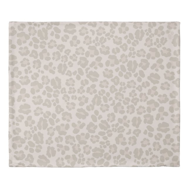 Leopard Print Glam 2 #pattern #design Duvet Cover (Front)