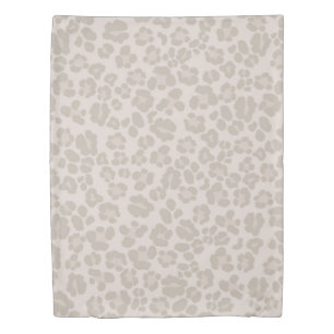 Leopard Print Glam 2 #pattern #design Duvet Cover