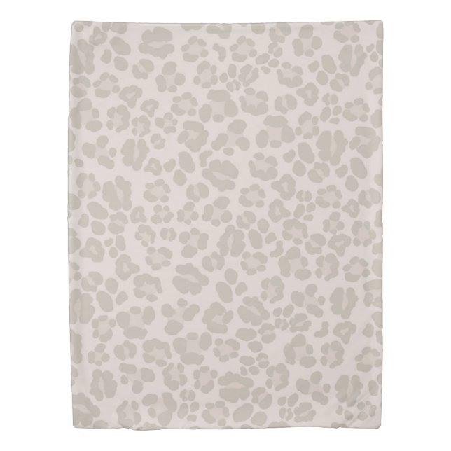 Leopard Print Glam 2 #pattern #design Duvet Cover (Front)