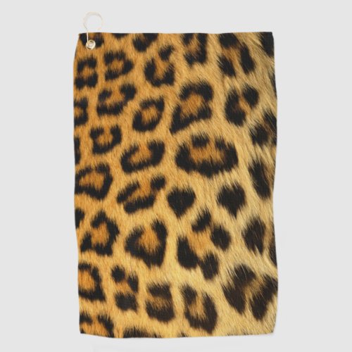 Leopard Print Golf Towel