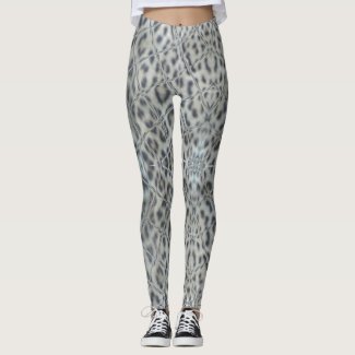 Leopard Print Graphic Art Legging