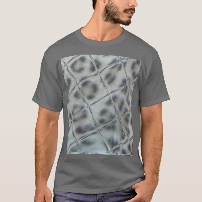 Leopard Print Graphic Art T-Shirt (Front)