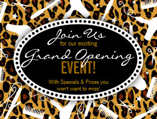 grand opening postcards zazzle