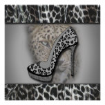 Leopard Print High Heel With Leopard at Zazzle
