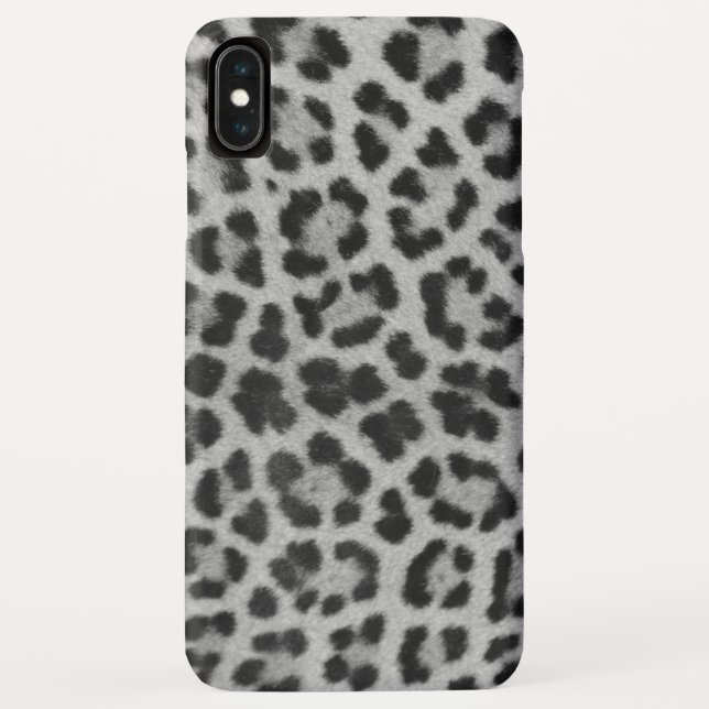 Leopard Print In Black And White Case-Mate iPhone Case (Back)