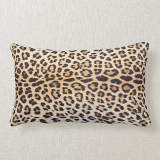 Leopard Print Indoor/Outdoor Lumbar Throw Pillow